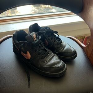 Nike Black and Gold Sneakers